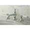 Kingston Brass KC7061PL Widespread Bathroom Faucet with Brass Pop-Up, Polished Chrome KC7061PL - alternate 4